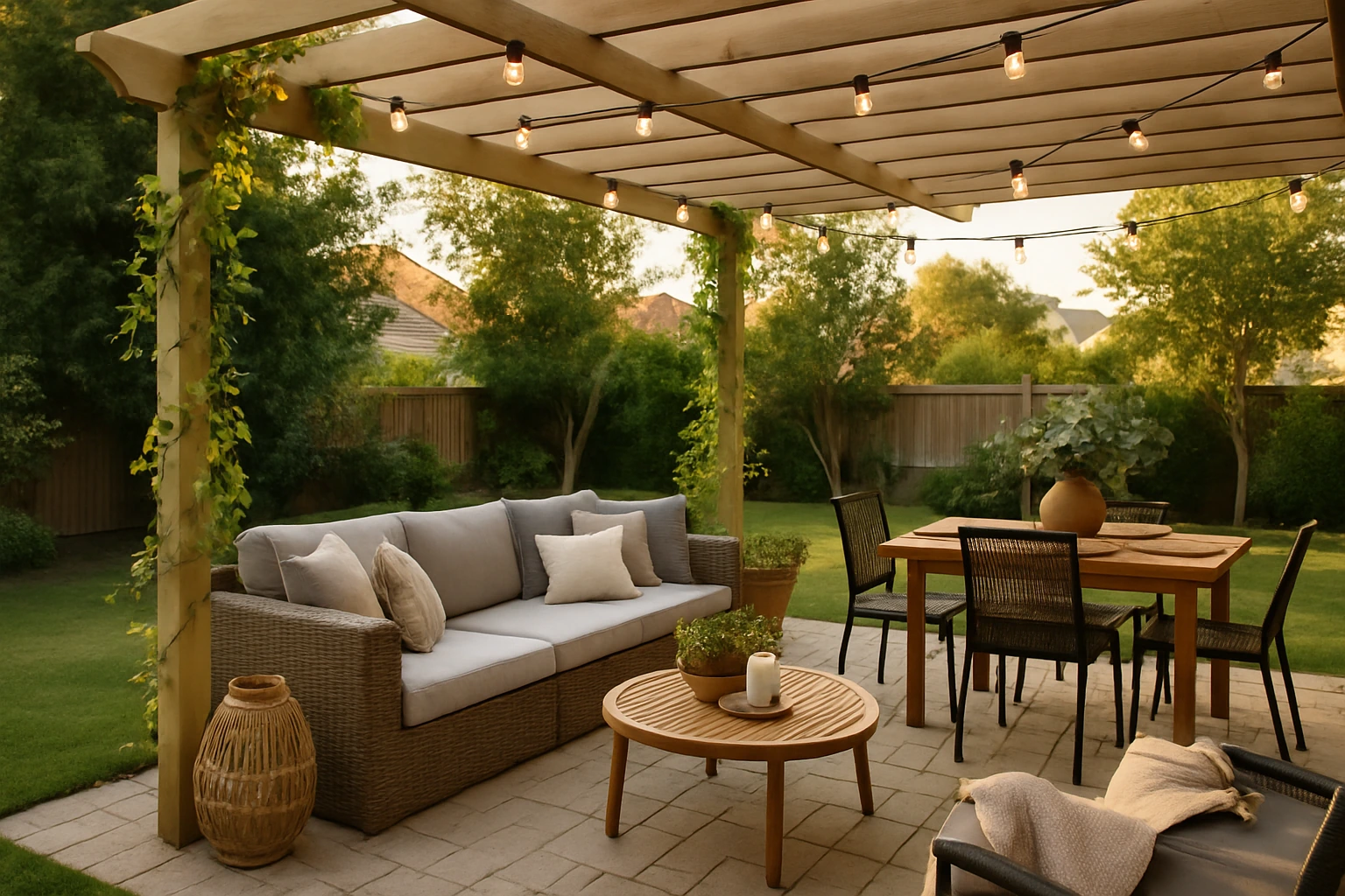 pergola styling ideas